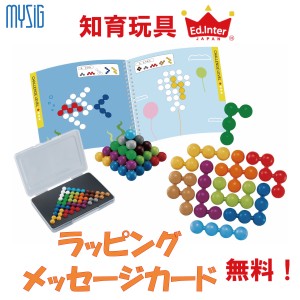 エドインター 智脳ビーズ 知の贈り物 知育玩具 木製玩具 木のおもちゃ 脳トレ 対象年齢4歳〜