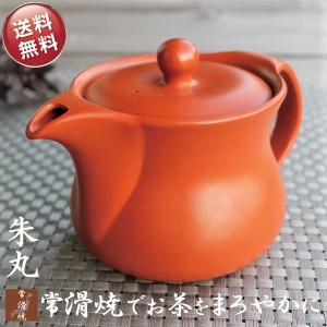 急須 おしゃれ 日本製 お茶が美味しくなる 常滑焼 高級 赤いティーポット 陶器 上品 茶こし付き プレゼント ギフト 茶器 朱色