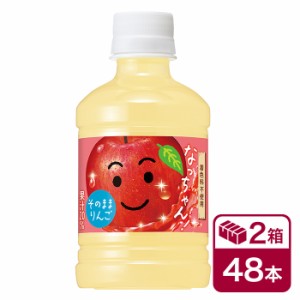 サントリー なっちゃん りんご 280mlPET　24本入り×2ケース(48本 SUNTORY 果汁飲料 リンゴ)