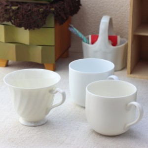3タイプから選べるスタンダードティーカップ 日本製 美濃焼 カップ マグ マグカップ コーヒーカップ ティーカップ 白いマグ 無地 柄なし 