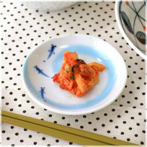 メダカ 3寸薬味皿 日本製 美濃焼 愛らしい夏の器です 小皿 醤油皿 薬味皿 取り皿