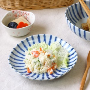 濃十草 5寸取り皿 日本製 美濃焼 和の器の定番デザイン 取り分け皿 中皿 プレート 和食器