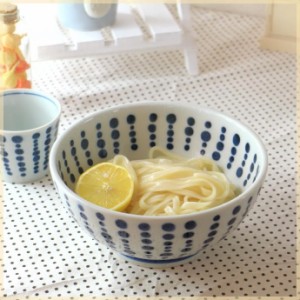 点紋 さぬき丼 日本製 美濃焼 うどん そば 蕎麦 丼 どんぶり 和風 和 器 オシャレ 和食器