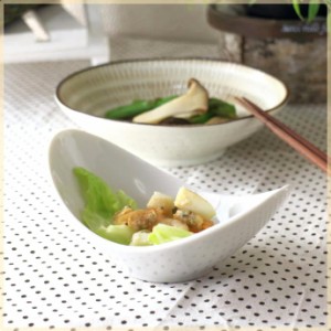 カフェウィングボール 16cm 日本製 美濃焼 マルチボール 付け出し サラダ 茶菓子 白い食器 洋食器