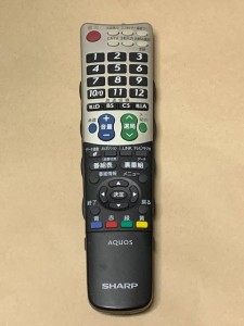 (中古)シャープ純正品 SHARP テレビ リモコン GB047WJSA 保障あり ポイント消化 LC-16E5 LC-20E5 LC-26E5 LC-32E5等対応