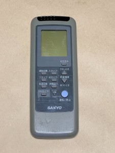 (中古)SANYO サンヨー エアコン リモコン RCS-WR4C(K) 保障あり ポイント消化