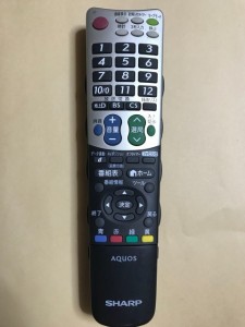 (中古)SHARP シャープ純正品 アクオス テレビ リモコン GB031WJSA 保障あり ポイント消化 LC-32H7/LC-40H7等対応