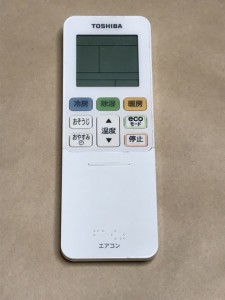 (中古)東芝 純正品 エアコン リモコン WH-TA03EJ 保障あり ポイント消化