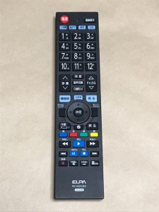 (中古)ELPA エルパ 日立用 テレビ リモコン RC-KS310HI 保障あり ポイント消化