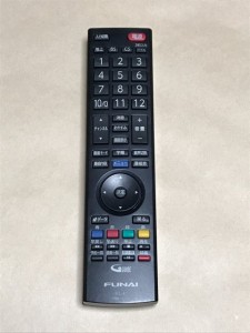 (中古)FUNAI 船井 テレビ リモコン FRM-102TV フナイ 保障あり ポイント消化