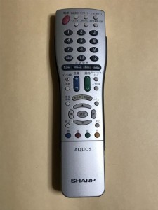 (中古)シャープ アクオス テレビ リモコン RRMCGA410WJSA 保障あり ポイント消化 LC-22AD5等対応