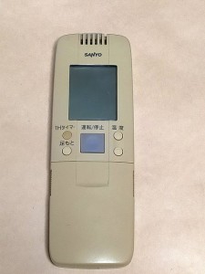 (中古)SANYO サンヨー エアコン リモコン RCS-GA3 保障あり ポイント消化