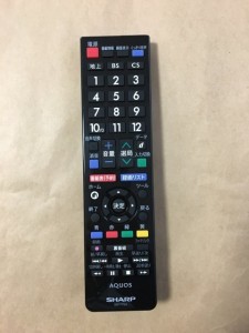 (中古)SHARP シャープ テレビ リモコン GB177SA 保障あり ポイント消化