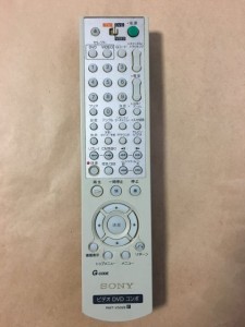 (中古)SONY ソニー ビデオ DVD コンボ リモコン RMT-V502E 保障あり ポイント消化 SLV-D383P等