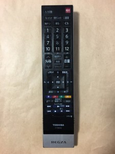 (中古)東芝純正 REGZA テレビ リモコン CT-90352 保障あり ポイント消化