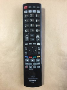 (中古)日立純正品 テレビ リモコン C-RS2 保障あり ポイント消化