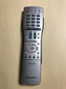 (中古)シャープ アクオス テレビ リモコン GA491WJSA 保障あり ポイント消化 LC-52GX2W/LC-46GX2W/LC-42GX2W/LC-46GX10等