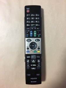 (中古)シャープ純正 アクオス テレビ リモコン RRMCGA863WJSA 保障あり ポイント消化