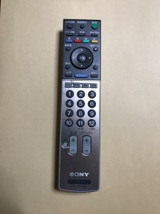 (中古)ソニー テレビ リモコン RM-JD007 保障あり ポイント消化