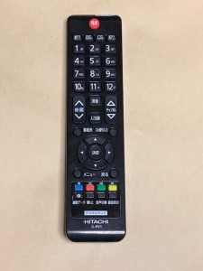 (中古)日立純正品 デジタルテレビ リモコン C-RV1 保障あり ポイント消化