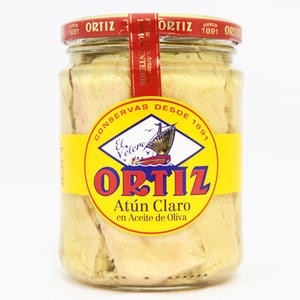 【パスタやサラダにはこれ！】オルティス社　キハダマグロのオリーブオイル漬け　400g