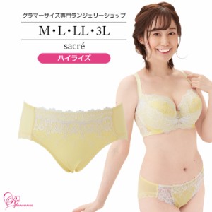 ブラジャー 大きいサイズ インナー 女性 下着 【SALE】サクレハイライズ（SP-499）