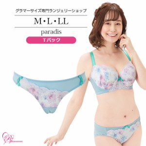 ブラジャー 大きいサイズ インナー 女性 下着 【SALE】パラディＴバック（SP-507）