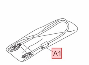 【定形外郵便対応可能】Panasonic(パナソニック)　ICレコーダー用　USB接続ケーブル　K1HY09YY0015【宅コ】