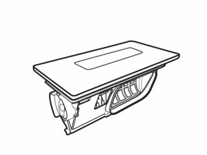 Panasonic(パナソニック)　洗濯乾燥機用　乾燥フィルタ(クリスタルホワイト)　部品コード：AXW2XK9DA0