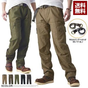 カーゴパンツ メンズ 2way レングス バックツイル ゆったり チノパンツ ベルト付 オールシーズン対応 ボトムス【B5Z】春新作