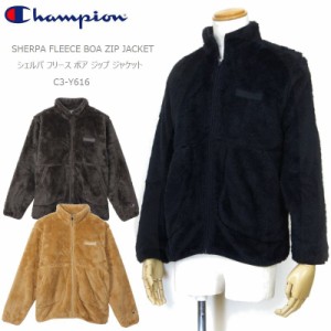 [2023秋冬新作] チャンピオン フリース ジャケット CHAMPION  C3-Y616 シェルパフリース ボア ジップジャケット SHERPA FLEECE BOA ZIP J