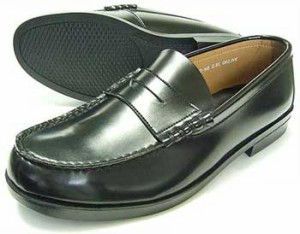BRAVAS Lapel（MoonStar）メンズ ローファー 黒 （学生靴・通学靴・紳士靴）［大きいサイズ 27.5cm、28cm、29cm、30cm、小さいサイズ 22c