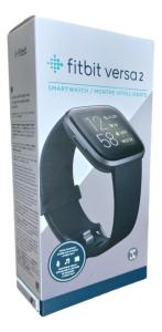 未使用品☆Fitbit☆versa2☆ブラックカーボン☆スマートウォッチ 心許なく 