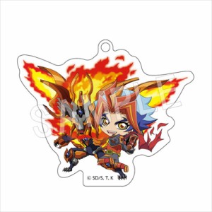 遊☆戯☆王シリーズ ふぉーちゅん☆アクリルキーホルダー 2020 Winter fair Soulburner＆転生炎獣ヒートライオ