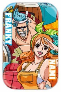 劇場版 ワンピース ONE PIECE STAMPEDE まるかくカンバッジ フランキー＆ナミ 単品 缶バッジ