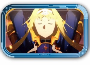 ソードアート・オンライン アリシゼーション War of Underworld しかくい缶バッジ アリス 目閉じ A 単品 SAO