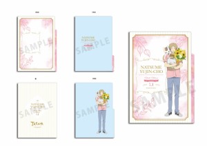 【新品】夏目友人帳 バースデー 3ポケットクリアファイル 夏目貴志 ニャンコ先生 アニメイト限定