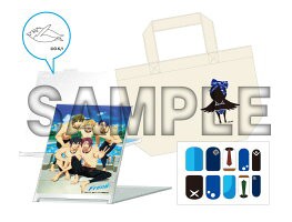 【新品】Free！ フリフリトート＆ネイルシール＆コンパクトミラーセット Anime Japan2014