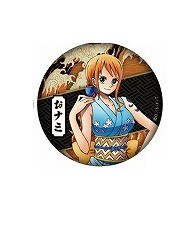 【新品】ワンピース ONE PIECE 麦わらストア限定 ワノ国 缶バッジ ナミ おナミ 缶バッジ