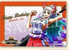 10/3 特典 ヤマト バースデイ ブロマイド 麦わらストア ワンピース 10月 ワンピース ONE PIECE Character's BIRTHDAY PARTY! November