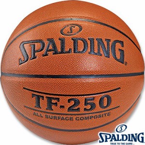 スポルディング バスケットボール6号 TF-250ブラウン 合成皮革 SPALDING76-128J 正規品