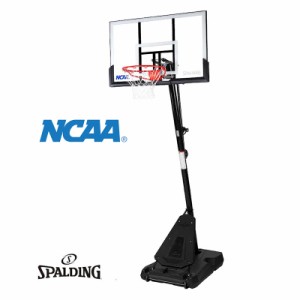 SPALDING バスケットゴール 50インチ NCAA エグザクトハイト アクリルポータブル E6A994 正規品