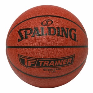 スポルディング 3ポンド ヘビーウェイト TFトレーナー トレーニングボール練習 重いバスケットボール 7号球 1350g 合成皮革 SPALDING77-0