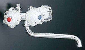 INAX/LIXIL 浴室用水栓金具【LF-412-G】Ｇハンドル太陽熱温水器用混合水栓〔IE〕