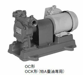 川本ポンプ【OC-50-M1.5】自吸オイルポンプ 三相200V 1.5kＷ OC形 うず流ポンプ〔FA〕