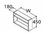 ###TOTO 洗濯機上オープン棚【LWWB065GEG1G】サクア 間口650 受注約１週〔HH〕