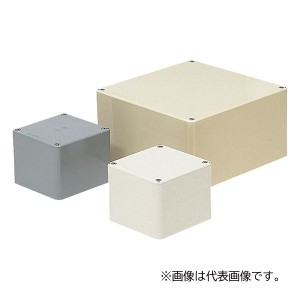 未来工業 【PVP-2010J】ベージュ プールボックス 正方形(ノック無) 200×200×100 成形品