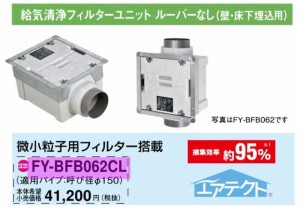 パナソニック　換気扇【FY-BFB062CL】給気清浄フィルターユニット ルーバーなし〔IB〕