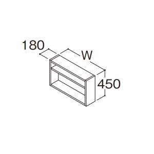 ###TOTO 【LWFS065GEG1G】洗濯機上オープン棚 オクターブLite 間口650mm 受注約1週〔GA〕