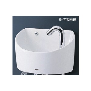 ###TOTO セット品番【LSA90AAS】壁掛手洗器(丸形) 自動水栓(AC100Vタイプ) 壁給水 床排水 Sトラップ〔HC〕